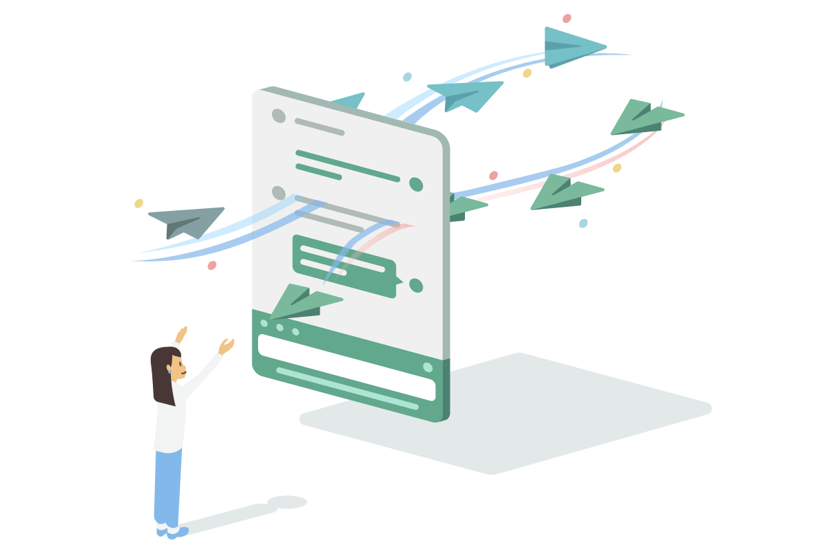 チャット機能のイメージ画像